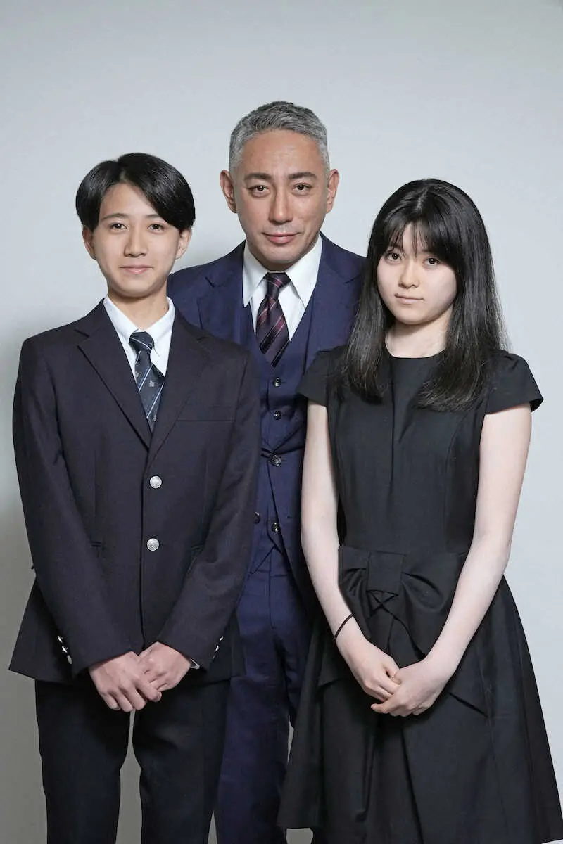 市川團十郎と長男・長女